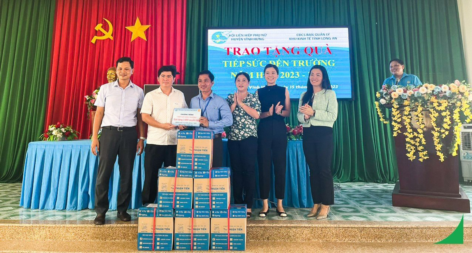 KCN Vietnam honored to be a part of the event “TIEP SUC DEN TRUONG” with Long An Economic Zone Authority – LAEZA