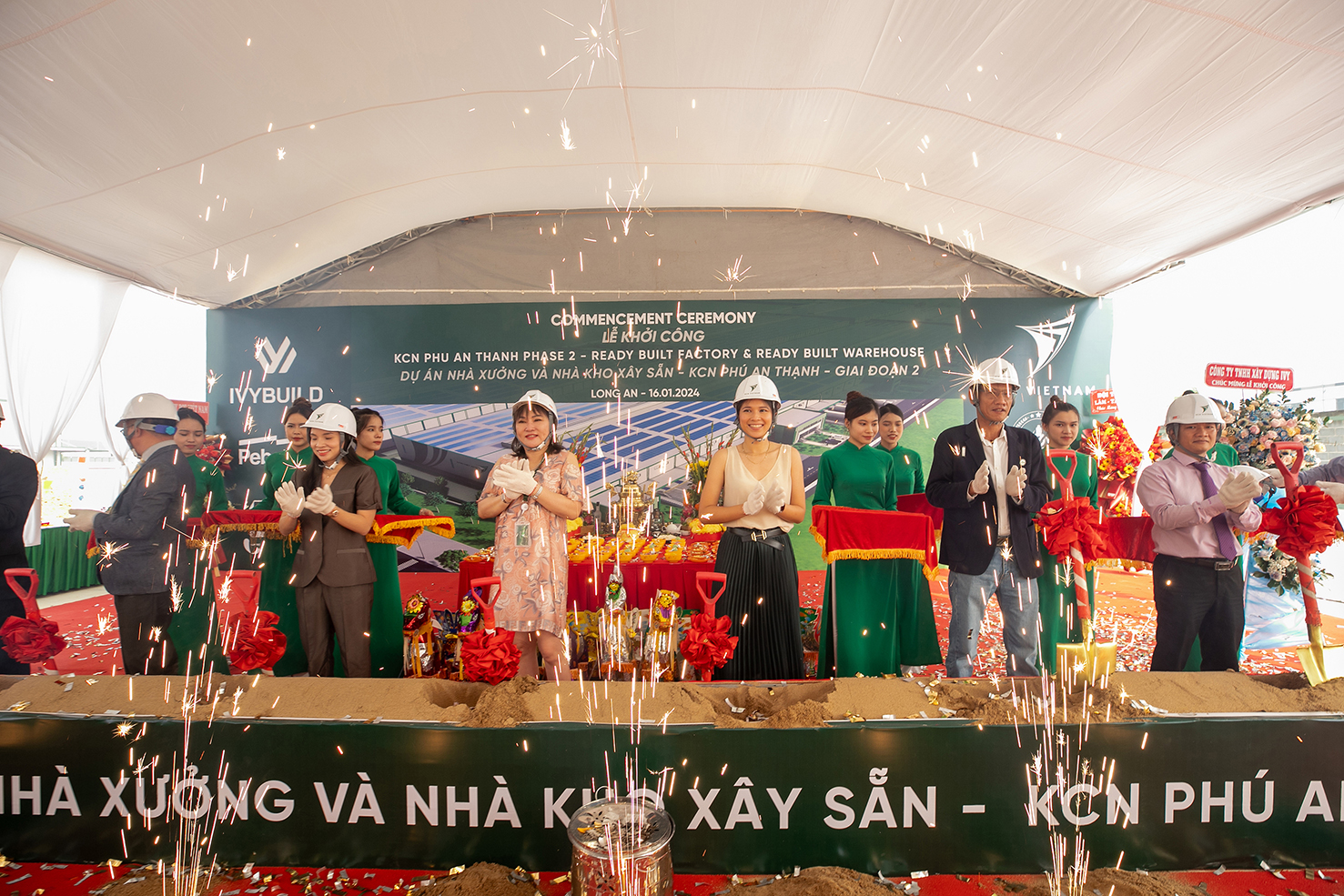 KCN VIETNAM COMMENCES ITS SECOND PHASE OF KCN PHU AN THANH, LONG AN