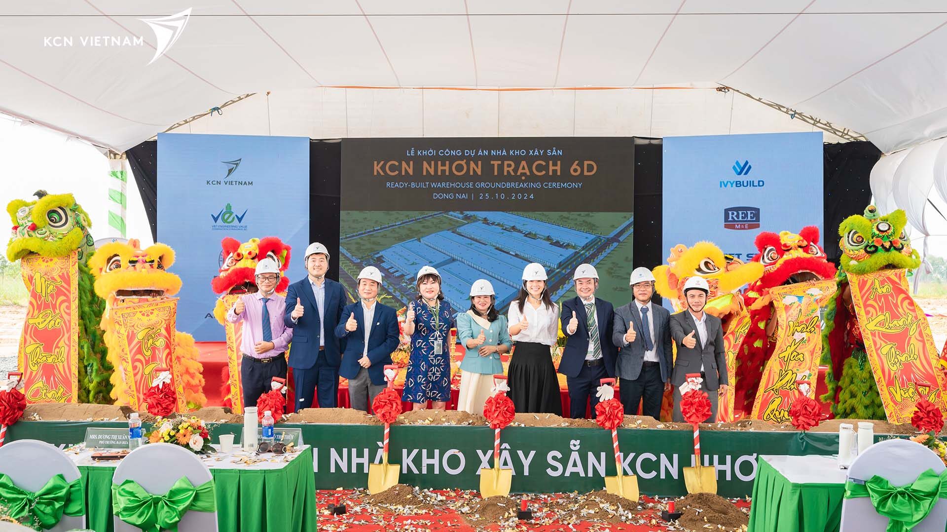 KCN VIETNAM BREAKS GROUND ON 100,000 SQM LEED-CERTIFIED WAREHOUSE PROJECT IN NHON TRACH, DONG NAI