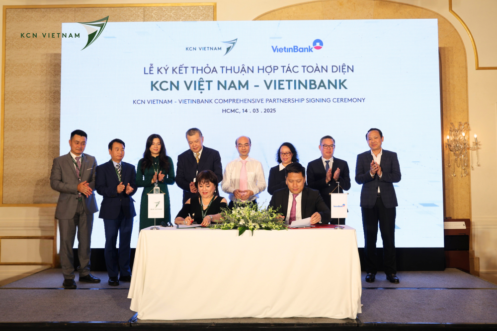 KCN VIETNAM GROUP SIGNS COMPREHENSIVE PARTNERSHIP WITH VIETINBANK, ADVANCING TOWARDS A COMPLETE SERVICE ECOSYSTEM FOR CUSTOMERS