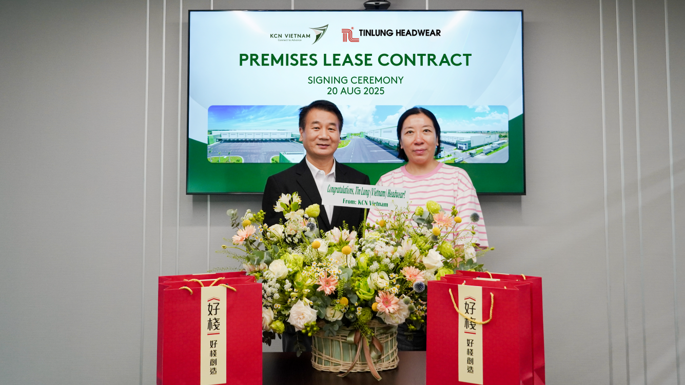 TINLUNG Headware KCN Vietnam PLC Signing'